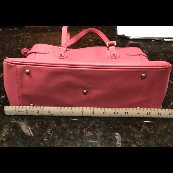 SOLD - Jack Georges Bright Pink Shoulder Bag - GUC - Picture 14 of 16